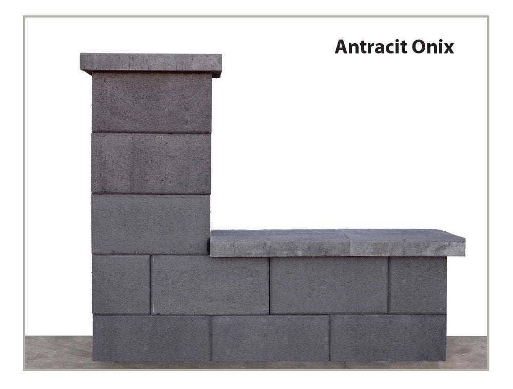 Elemente de gard Modern - Leier – culoarea Onyx Anthracite