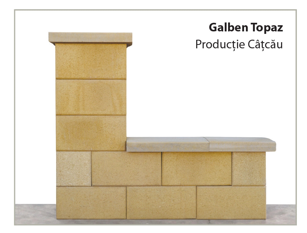 Elemente de gard Modern - Leier – culoarea Topaz Yellow