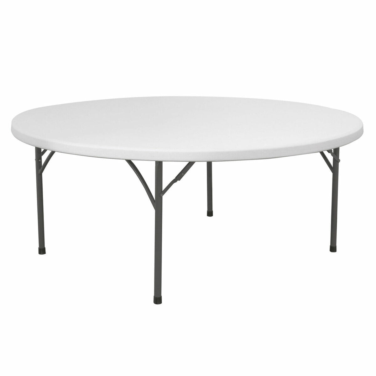 Furniture — Round Folding Table for Events and Catering – 120, 150 and 180 cm Options