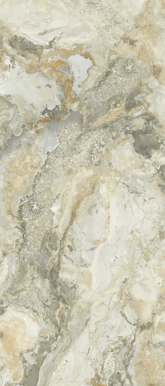 Gresie porțelanată aspect marmură Ambre Cloud MOSAICO ESAGONI 26x30 cm