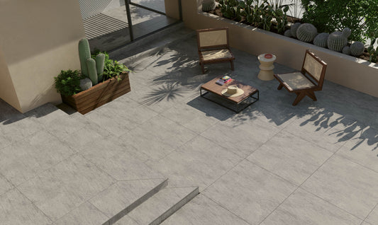 Gresie porțelanată gresie exterior 20 mm Basaltina Piombo TH2.0