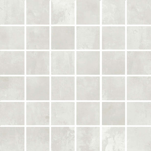 Gresie porțelanată aspect beton City Plaster White 120x280 cm