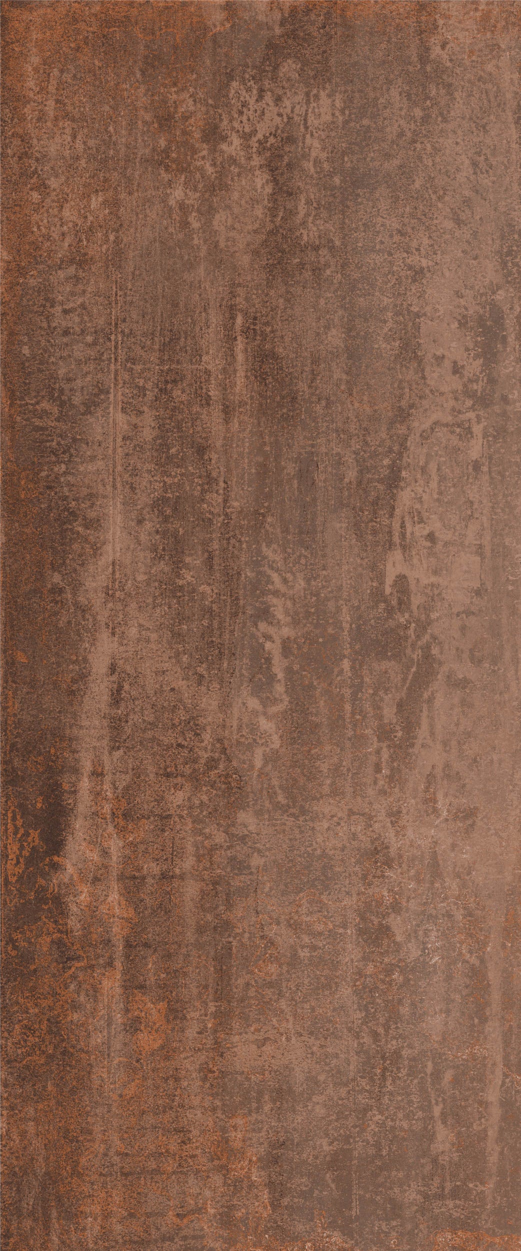 Gresie porțelanată aspect metal Flatiron Rust 80x80 cm