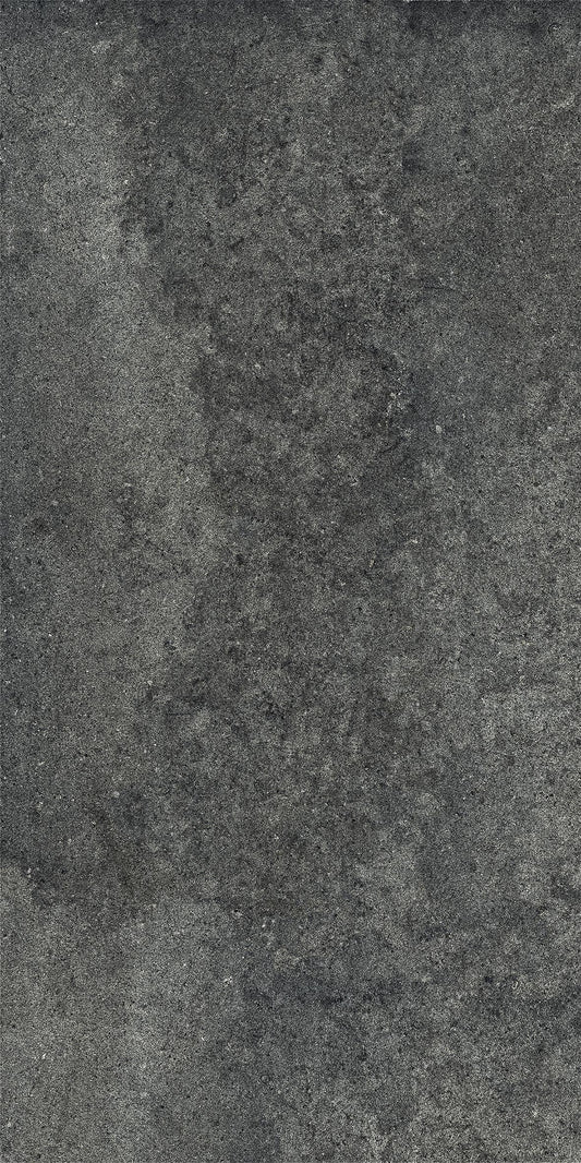 Gresie porțelanată aspect piatră Morphic Core Anthracite 120x120 cm