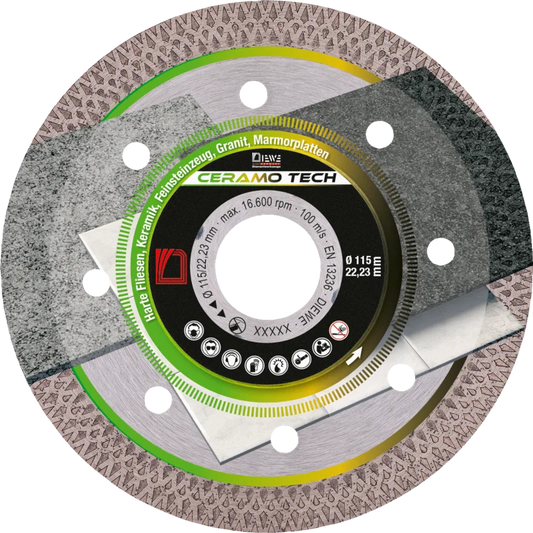 Disc diamantat Diewe Ceramo Tech, 115 mm
