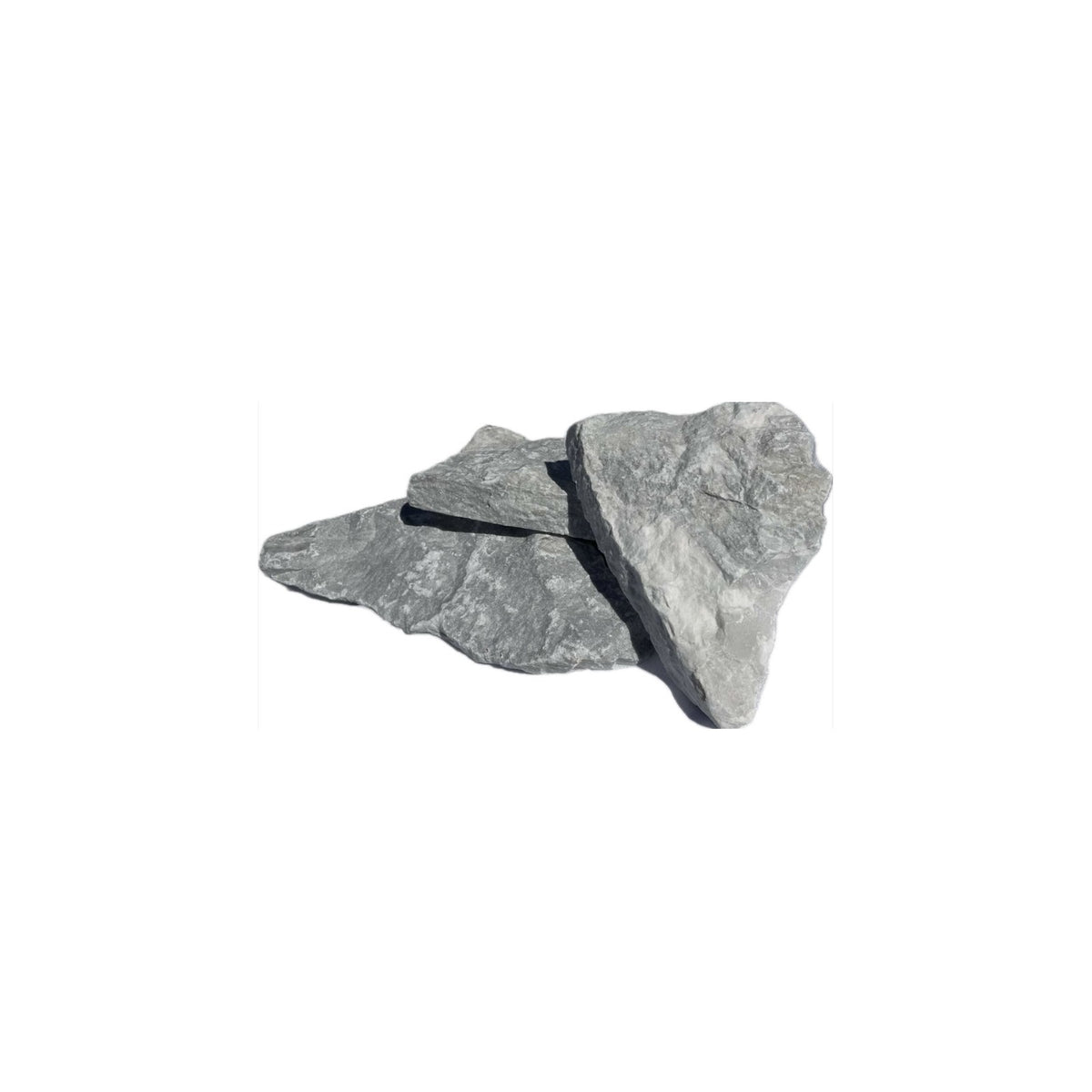 Placare de perete din marmură naturală gri deschis – piese neregulate și culoare naturală