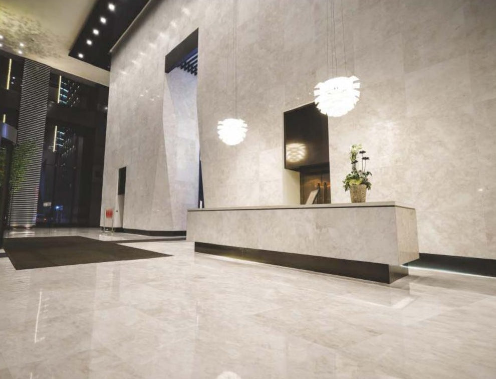 Oscar Beige installation example / Exemplu de amenajare